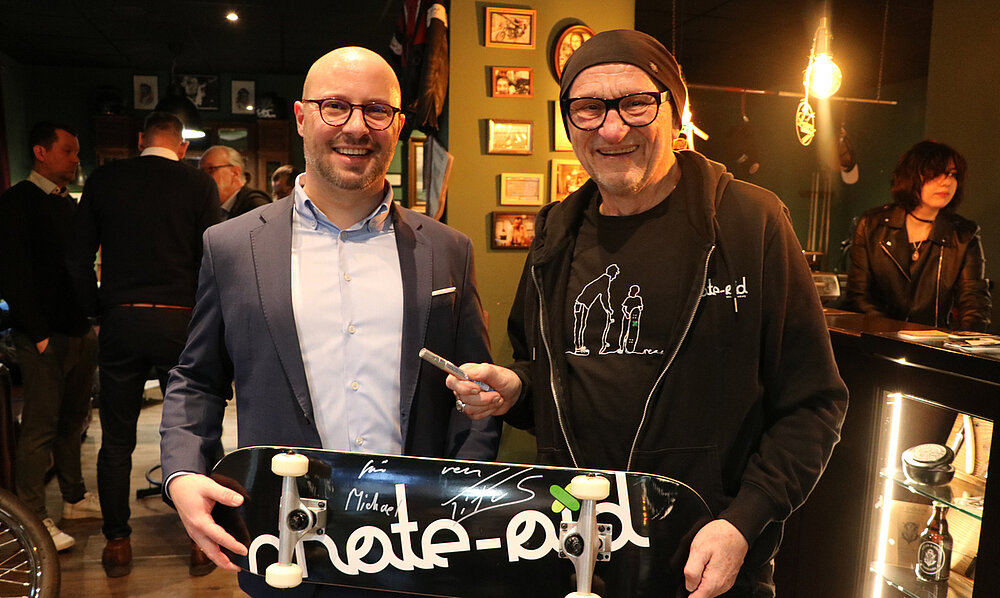 Schirmherr Michael Gerdhenrich und Titus Dittmann